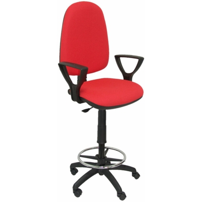 Piqueras Y Crespo - Sgabello ayna bali rosso braccioli fissi