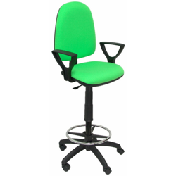 Piqueras Y Crespo - Ayna bali sgabello verde pistacchio braccioli fissi en oferta