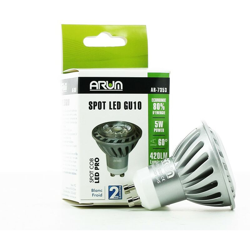 Faretto a LED Pro COB GU10 5W | Température de Couleur: Bianco caldo 3000K - ARUM LIGHTING en oferta