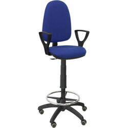 Piqueras Y Crespo - Sgabello ayna bali blu sgabello a bracci fissi ruote per parquet precio