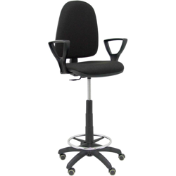 Piqueras Y Crespo - Sgabello ayna bali nero sgabello a bracci fissi ruote per parquet características