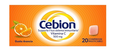 CEBION MASTICABILE ARANCIA VITAMINA C 20 COMPRESSE