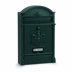 Cassetta postale per rivista Poste Regie alluminio pressofuso verniciato verde marmo antico - SILMEC precio