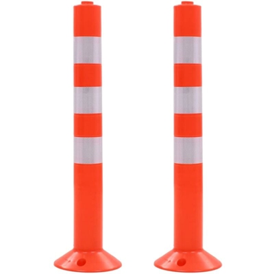 Dissuasore del Traffico 2 pz Plastica 75 cm - VIDAXL