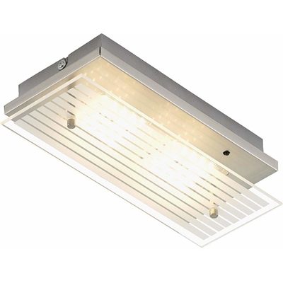 Briloner Leuchten LED Applique Integrata, 3.6 W, Satinati, 27 x 12 x 6.6 cm [Classe di efficienza energetica A+]