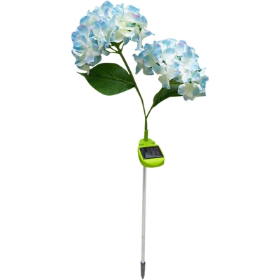 Luci solari a led Luci da giardino a forma di fiore Paletto Passaggio pedonale Patio Illuminazione a led Impermeabile Energia solare Paesaggio