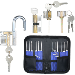17 PCS, blocco insieme raccolta, stoccaggio sacchetto + 4 PCS bloccaggio visibile assemblaggio Practice - ASUPERMALL en oferta