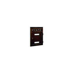 Frontale in ottone con porta e buca lettere S675 ottone antico trattato verniciato trasparente - SILMEC en oferta