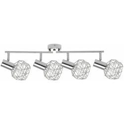 Beliani - Lampadario color argento CHENAB en oferta