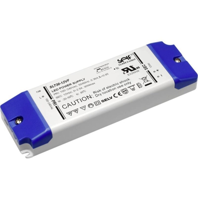 SLT30-24VFG Trasformatore per LED Tensione costante 30 W 0 - 1.25 A 24 V/DC non dimmerabile, adatto pe - Self Electronics