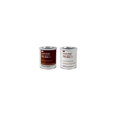 Adesivo epossidico 3M per metalli 1751B/A kit due latte da 7,6 litri