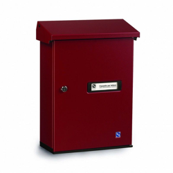 Cassetta postale per rivista Serenissima ferro zincato prerivestito PVC goffrato rosso - SILMEC precio