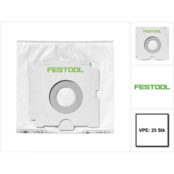 Festool SELFCLEAN Sacchetto filtro SC FIS-CT 36/25 ( 496186 ) per aspiratore mobile CT 36 - 25 pezzi precio
