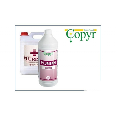 Lt 5 DISINFETTANTE CIVILE PLURISAN VETERINARIO CUCCE STALLE ZOO PISCINE CERTIFICATA - LIANTONIO