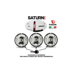 TRIS 3 Lucchetti Furgone Bloccaporta Antifurto Daken Saturn Evo VANO DI CARICO características