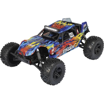 Stagger Brushed 1:10 Automodello Elettrica Buggy 4WD 100% RtR 2,4 GHz incl. Batteria, caricatore e batterie telec - Reely