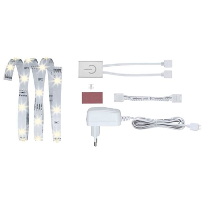 Kit completo striscia LED Paulmann YourLED ECO Comfort 709.54 Potenza: 2.4 W Bianco caldo