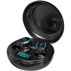 A10 TWS5.0 BT collegato auricolare a mani libere paraorecchie Resistenza sensibile al tocco dell'altoparlante LED Binaural IPX4 Acqua, Nero características