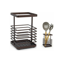 Contenitore per Utensili da Cucina Metallo Marrone - Confortime precio
