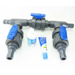 Jardiboutique - Kit by pass in ø 38 mm - colla e spogliarellista extra per piscina. precio