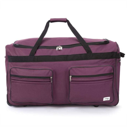 DEUBA® Borsa da viaggio Borsa sportiva Borsa da viaggio Valigia da viaggio Trolley Borsone 160 litri violett (de) en oferta