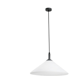 Faro Barcelona - HUE Lampada a sospensione nera alluminio esterno E27 FARO 71568 en oferta