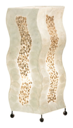 BALI Lampada da tavolo tessuto conchiglia con paralume etnico GLOBO 25822T - GLOBO LIGHTING características