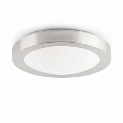 Faro Barcelona - LOGOS-1 Lampada a soffitto plafoniera tonda nichel opaco FARO 62980 precio