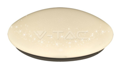 V-tac - PLAFONIERA LED TONDA EFFETTO STELLATO 12W LUCE CALDA VT-8062 precio