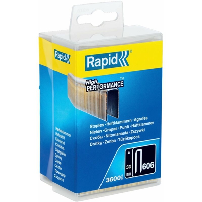 40303096 - Punti metallici N. 606 da 30 mm, confezione da 3,600 pezzi - Rapid