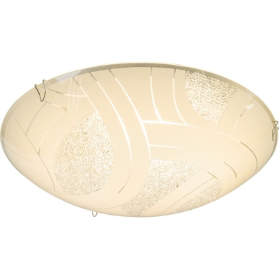Globo Lighting - NOIR Plafoniera a soffitto LED vetro satinato con decoro GLOBO 48206-8