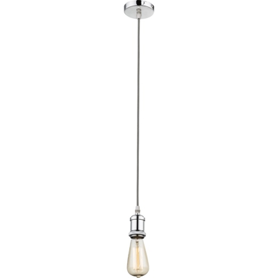SUSPENSION Lampada a sospensione cromo cavo grigio GLOBO A15 - GLOBO LIGHTING