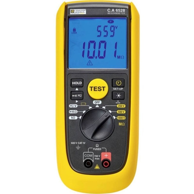 Chauvin Arnoux C.A 6528 Misuratore di isolamento 250 V, 500 V, 1000 V 11 GΩ