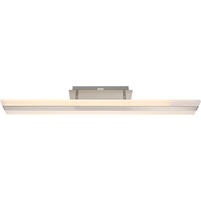 Globo Lighting - CHUCK Plafoniera alluminio nichel opaco acrilico satinato GLOBO 68116D2