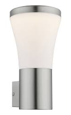Globo Lighting - ALIDO Faretto LED applique da esterno acciaio inox vetro GLOBO 34570