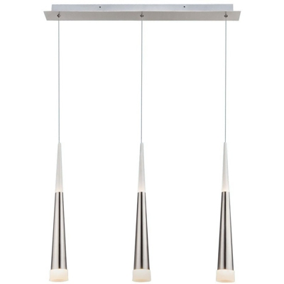 SINA Lampada a sospensione nichel opaco acrilico satinato GLOBO 15914-3 - GLOBO LIGHTING