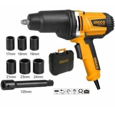 Ingco - Avvitatore elettrico 1050 W 550 Nm a impulsi chiave impulsi con bussole