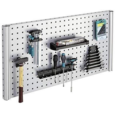 Pannello mobile forato in acciaio 6085000 - 500 x 960 mm - Wolfcraft