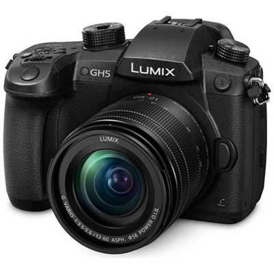 Lumix DC-GH5 Kit + Obiettivo G Vario 12-60mm f / 3.5-5.6 ASPH Sensore MOS Digital Live 20.3Mpx Ultra HD 4K