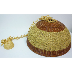 Savino Filippo - Lampadario B lampada in bamboo bambù rattan vimini e giunco appendibile per casa camera salotto cucina características