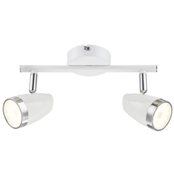 Globo Lighting - MINOU Riflettore bianco faretto LED applique GLOBO 56109-2 en oferta