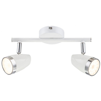 Globo Lighting - MINOU Riflettore bianco faretto LED applique GLOBO 56109-2