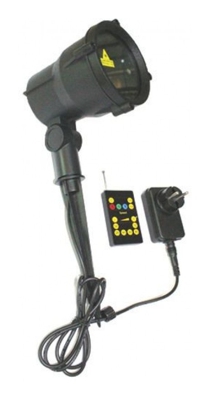 Globo Lighting - TAMMES Proiettore laser mobile con telecomando effetti luce 150mq GLOBO 32002