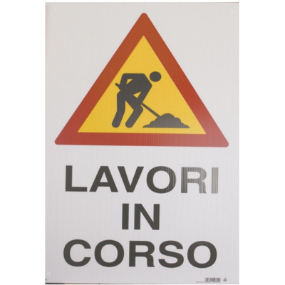Cartello lavori in corso - STORE INGROSS