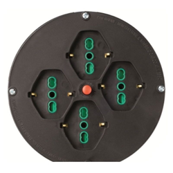 Disco di ricambio Ø 145 mm con 4 prese bipasso schuko 01906 - Fanton en oferta