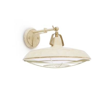 Faro Barcelona - PLEC LED Lampada da parete applique bianco oro FARO 66209