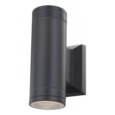 Globo Lighting - GANTAR Faretto LED applique da esterno alluminio vetro grigio GLOBO 32028-2