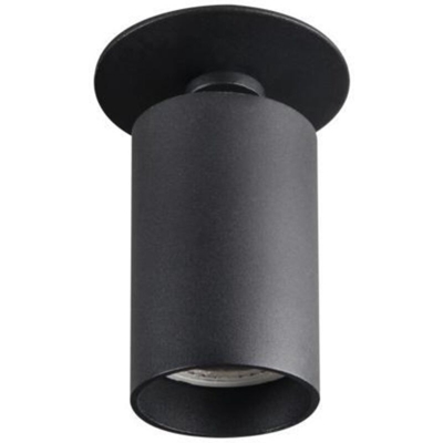faretto incasso decorativo chiro 220-240 volt 70 mm CE GU10 IP20 interno nero orientabile tondo kan 29311 - KANLUX
