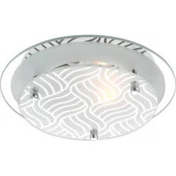 MARIE Plafoniera a soffitto cromo bordo a specchio vetro satinato GLOBO 48160 - GLOBO LIGHTING características