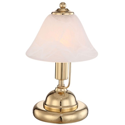 Globo Lighting - ANTIQUE Lampada da tavolo ottone vetro in alabastro bianco GLOBO 24908